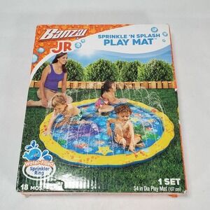 Sprinkle 'N Splash Play Mat Water Filled Ring with Sprinkler Banzai Jr. Pool